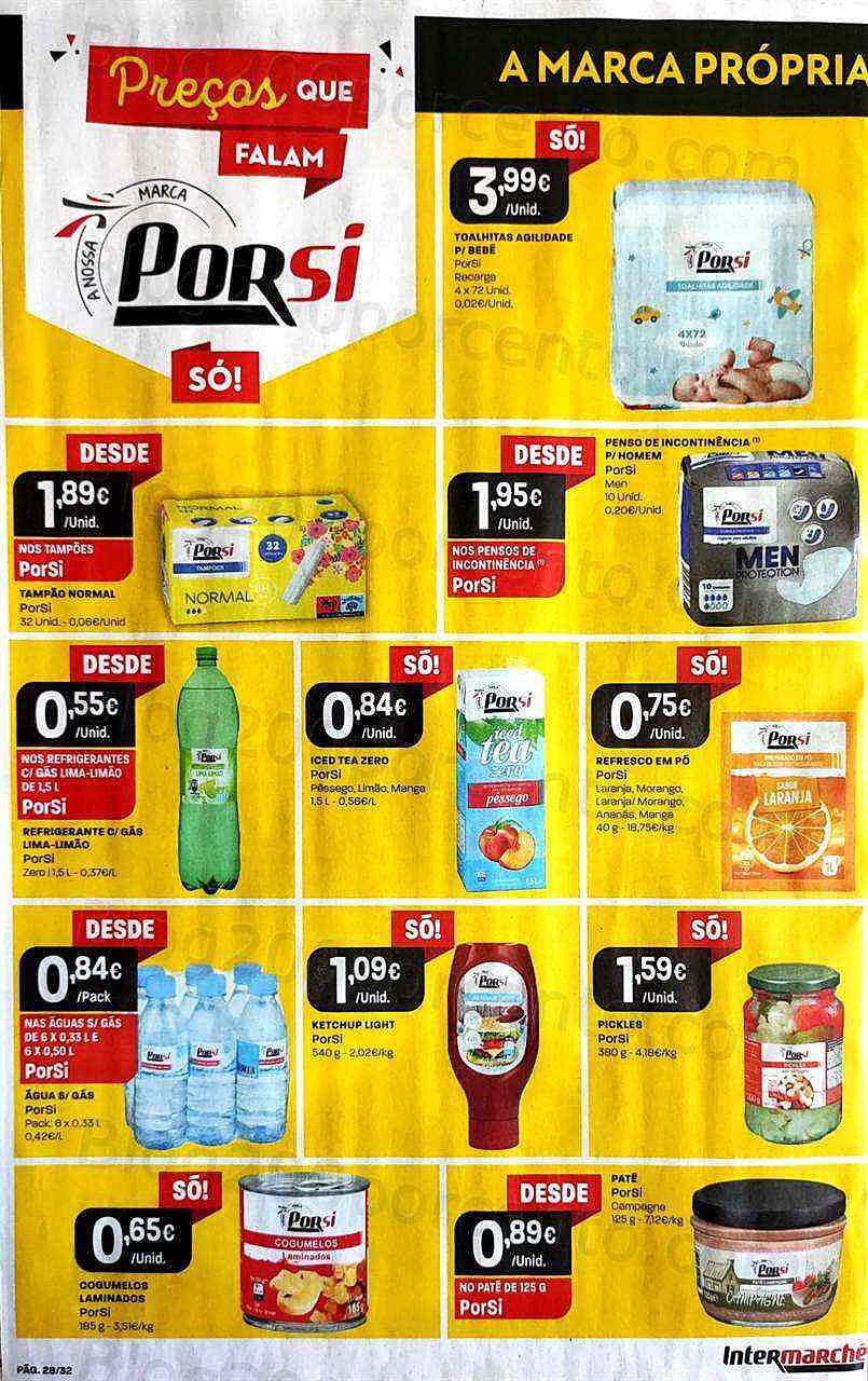 Antevisão Folheto INTERMARCHÉ Especial Porsi Promoções de 4 agosto a 10 agosto