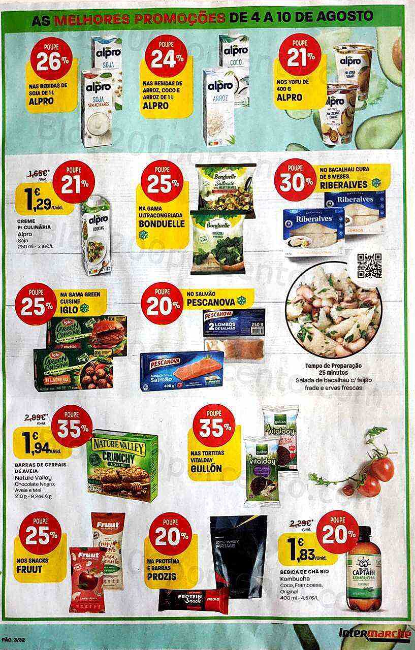 Antevisão Folheto INTERMARCHÉ Promoções de 4 agosto a 10 agosto