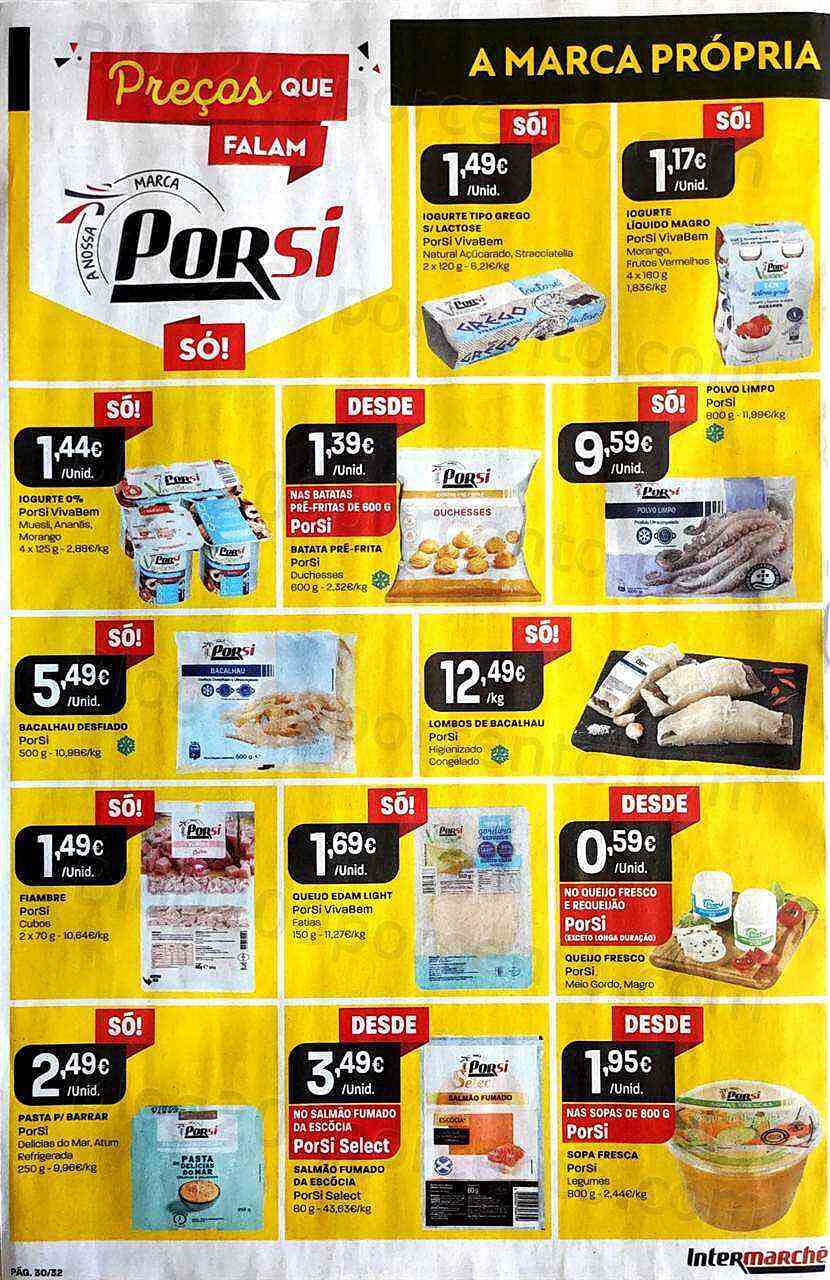 Antevisão Folheto INTERMARCHÉ Especial Porsi Promoções de 4 agosto a 10 agosto
