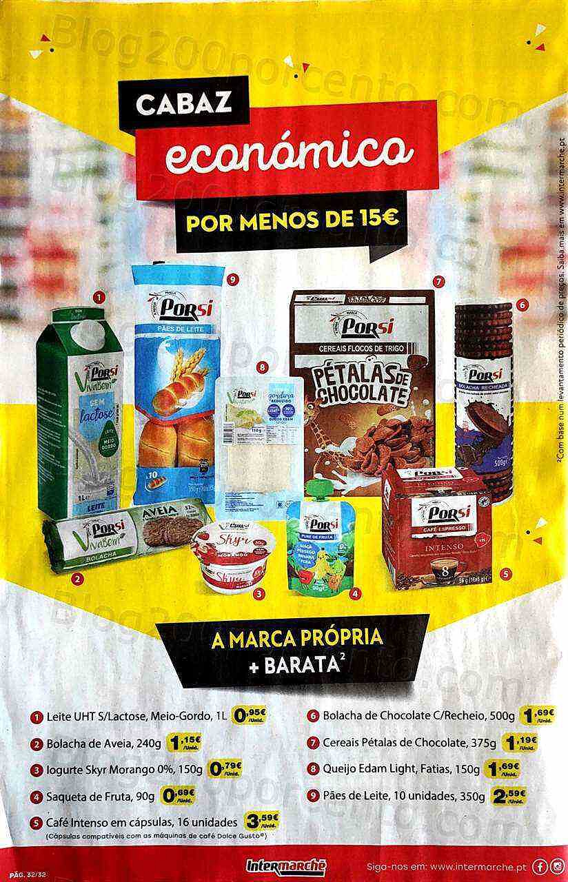 Antevisão Folheto INTERMARCHÉ Especial Porsi Promoções de 4 agosto a 10 agosto