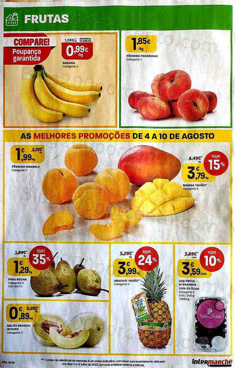 Antevisão Folheto INTERMARCHÉ Promoções de 4 agosto a 10 agosto