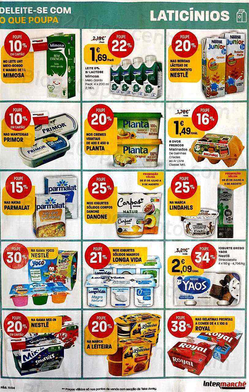 Antevisão Folheto INTERMARCHÉ Contact Promoções 28 julho a 3 agosto