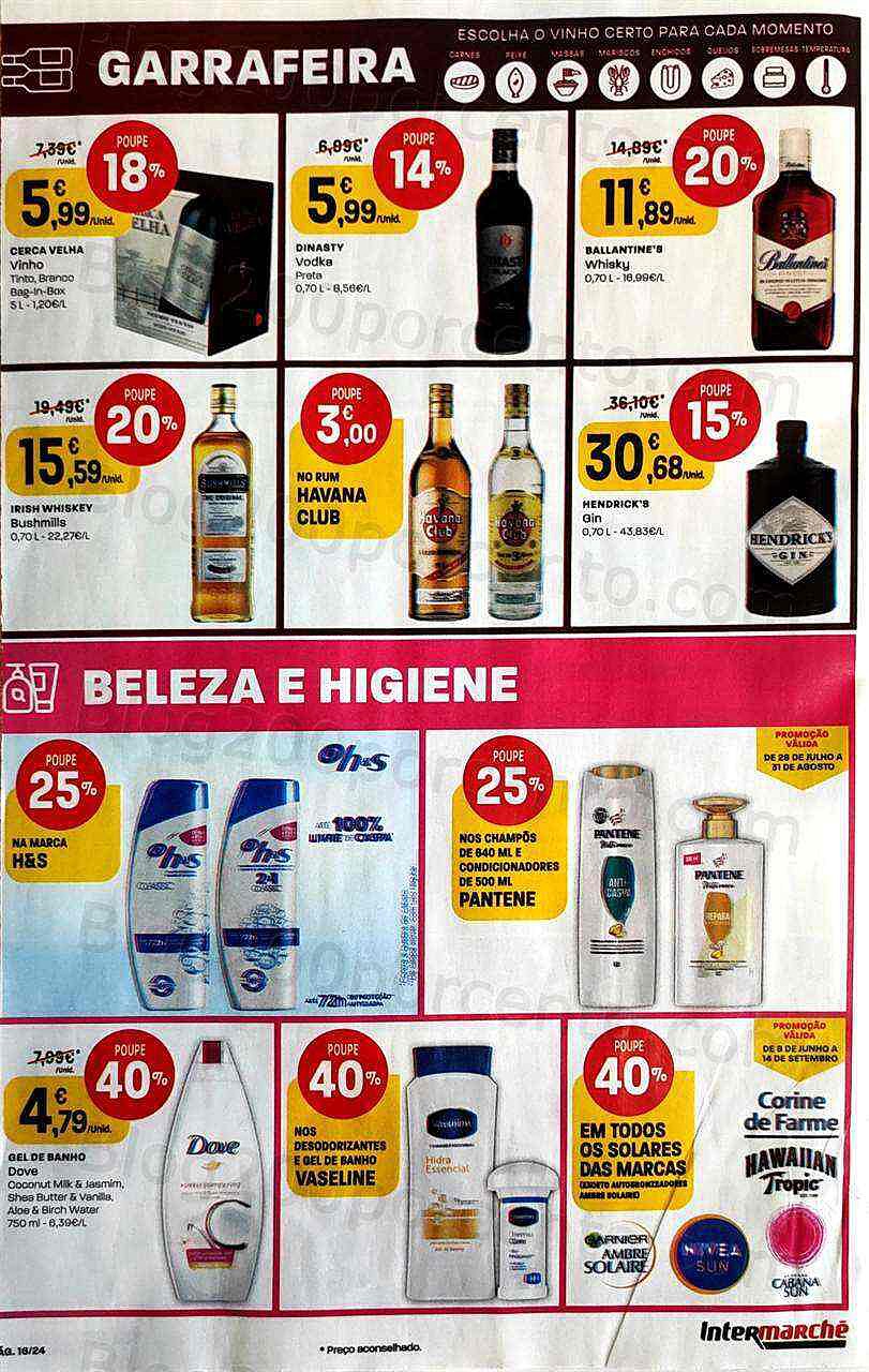 Antevisão Folheto INTERMARCHÉ Contact Promoções 28 julho a 3 agosto