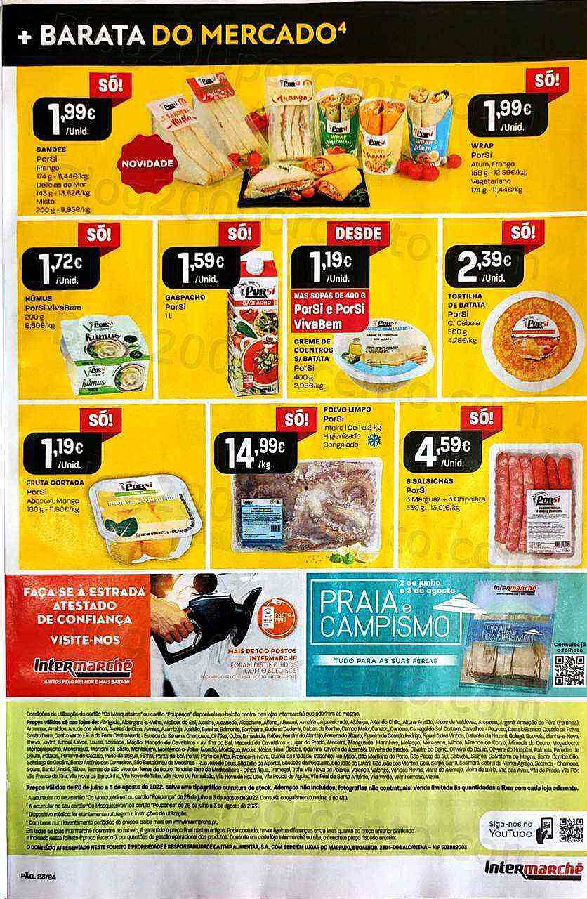 Antevisão Folheto INTERMARCHÉ Contact Promoções 28 julho a 3 agosto