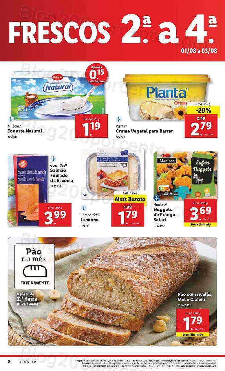 Antevisão Folheto LIDL Supermercado Promoções de 1 a 7 agosto - Versão Digital