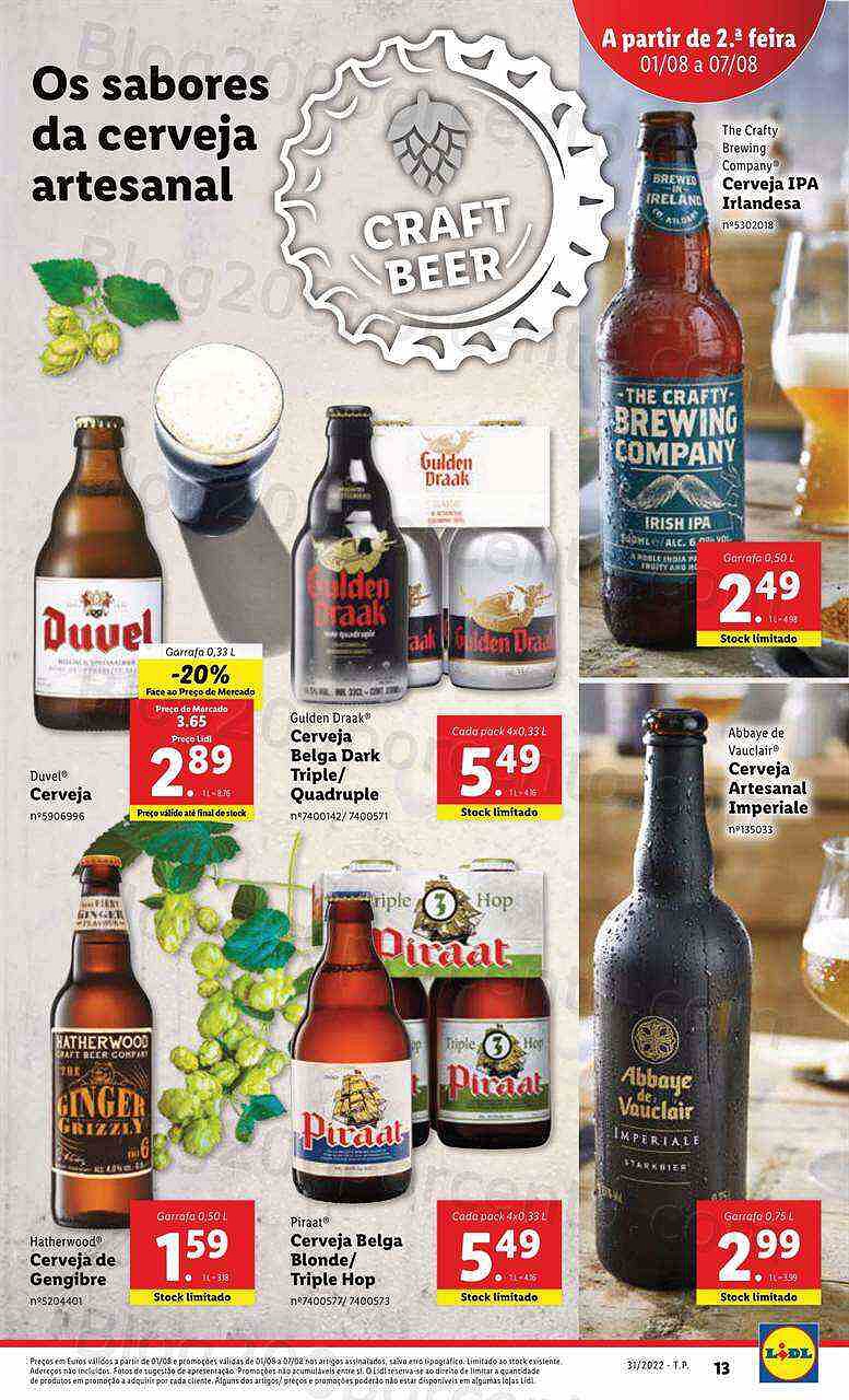 Antevisão Folheto LIDL Supermercado Promoções de 1 a 7 agosto - Versão Digital