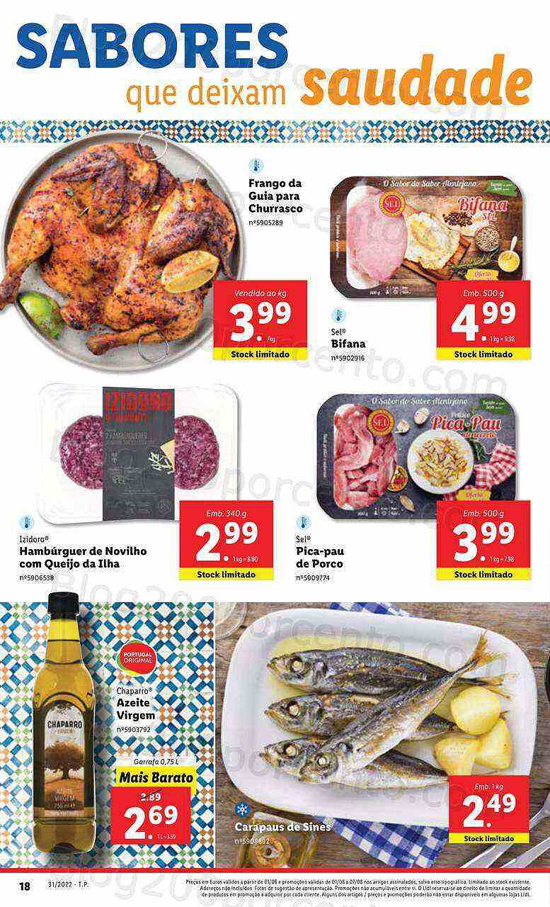 Antevisão Folheto LIDL Supermercado Promoções de 1 a 7 agosto - Versão Digital