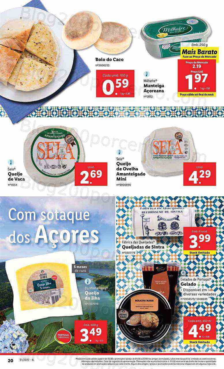 Antevisão Folheto LIDL Supermercado Promoções de 1 a 7 agosto - Versão Digital