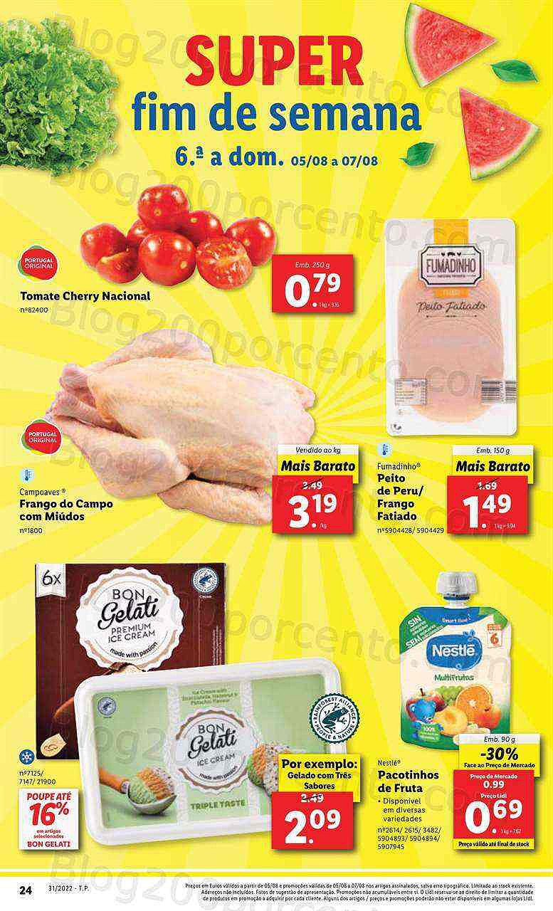 Antevisão Folheto LIDL Supermercado Promoções de 1 a 7 agosto - Versão Digital