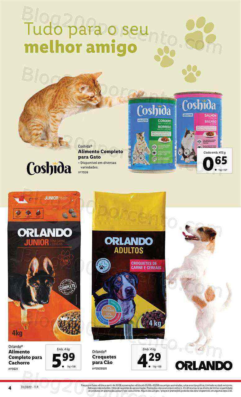 Antevisão Folheto LIDL Supermercado Promoções de 1 a 7 agosto - Versão Digital