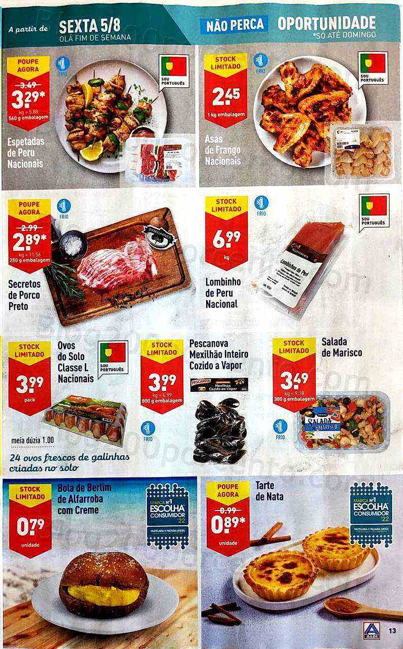 Antevisão Folheto ALDI Promoções de 3 a 9 agosto