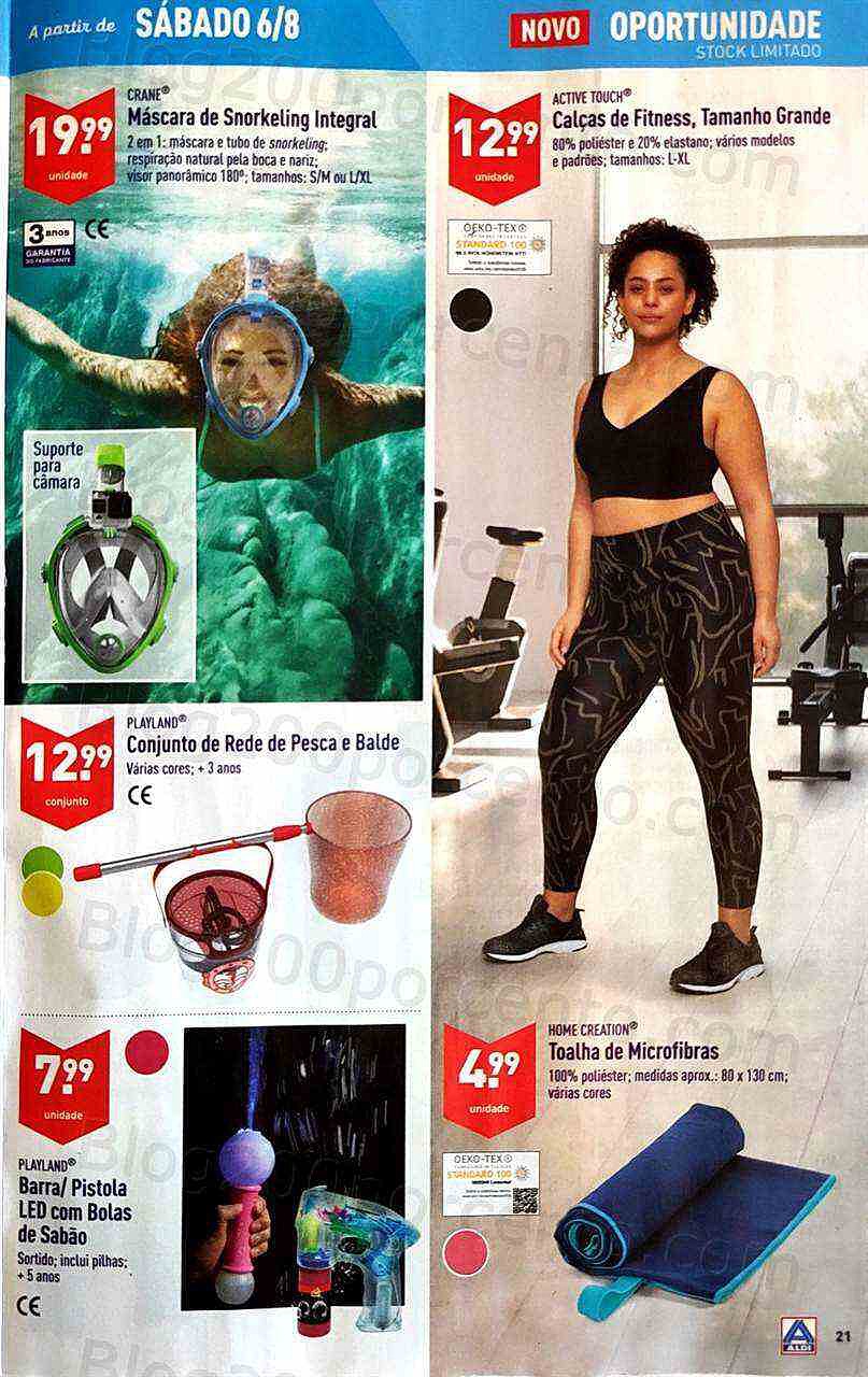 Antevisão Folheto ALDI Promoções de 3 a 9 agosto