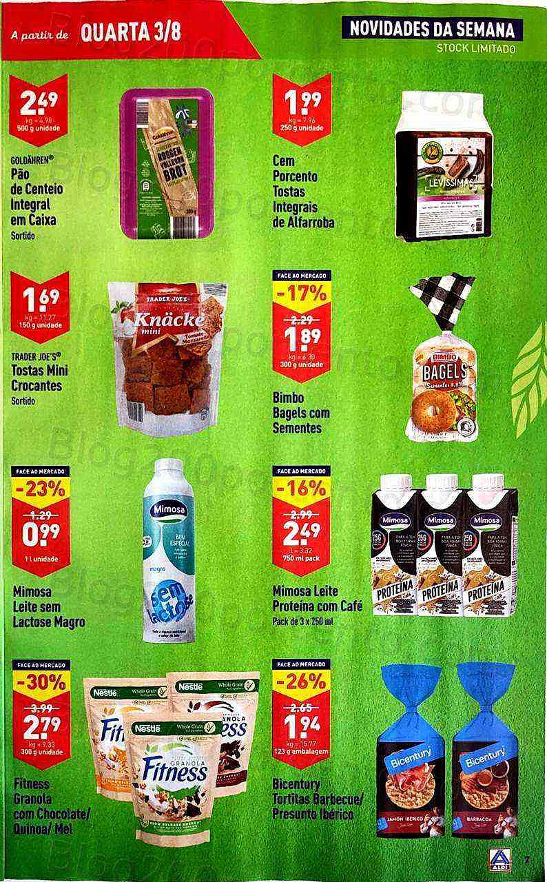 Antevisão Folheto ALDI Promoções de 3 a 9 agosto