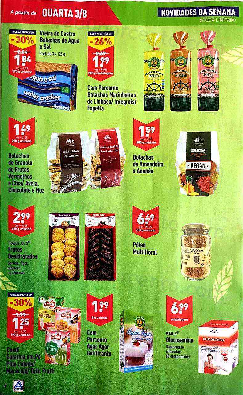 Antevisão Folheto ALDI Promoções de 3 a 9 agosto