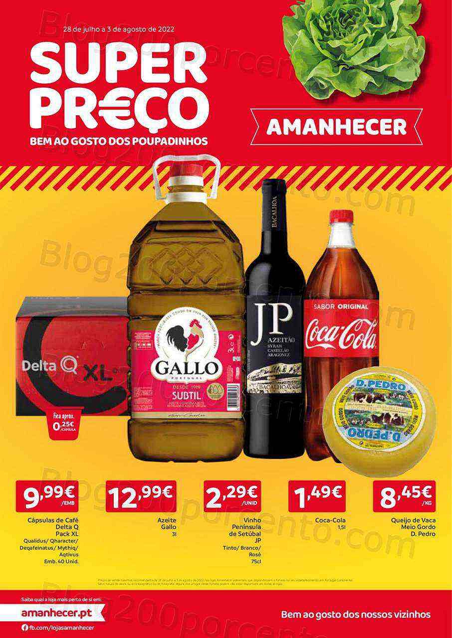 Antevisão Folheto AMANHECER Promoções de 28 julho a 3 agosto