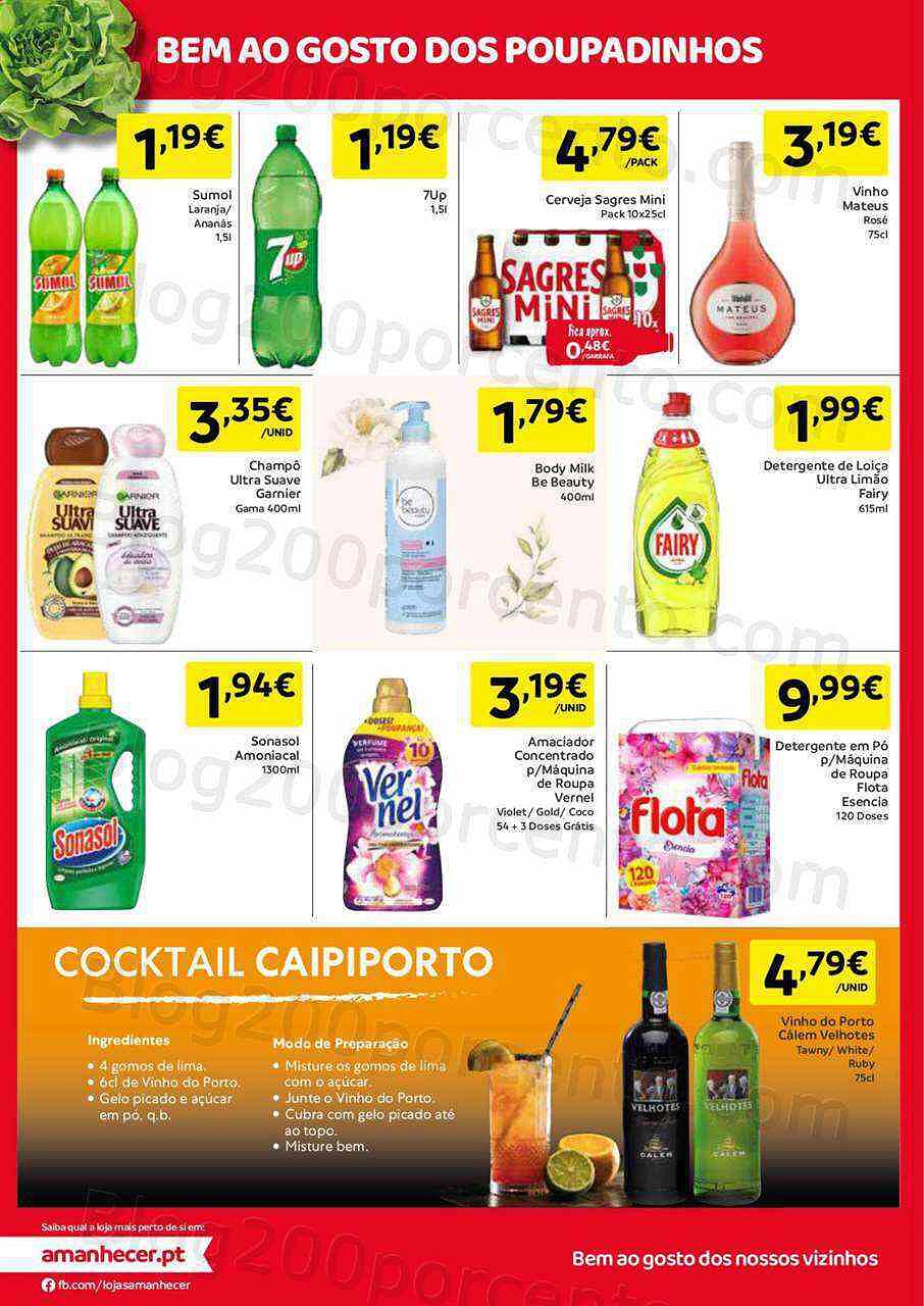 Antevisão Folheto AMANHECER Promoções de 28 julho a 3 agosto