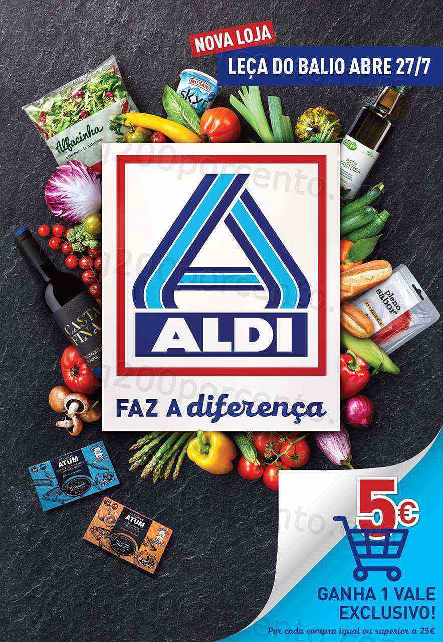 Antevisão Folheto ALDI Aberturas + Saldos Verão