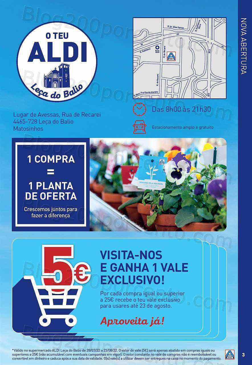Antevisão Folheto ALDI Aberturas + Saldos Verão