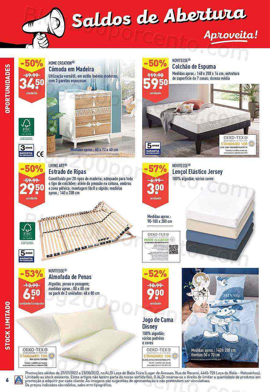 Antevisão Folheto ALDI Aberturas + Saldos Verão
