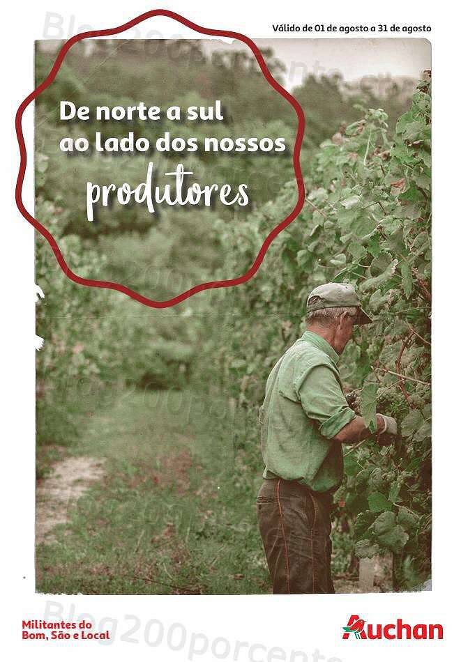 Antevisão Folheto AUCHAN Clube De Produtores Promoções de 1 agosto a 31 agosto