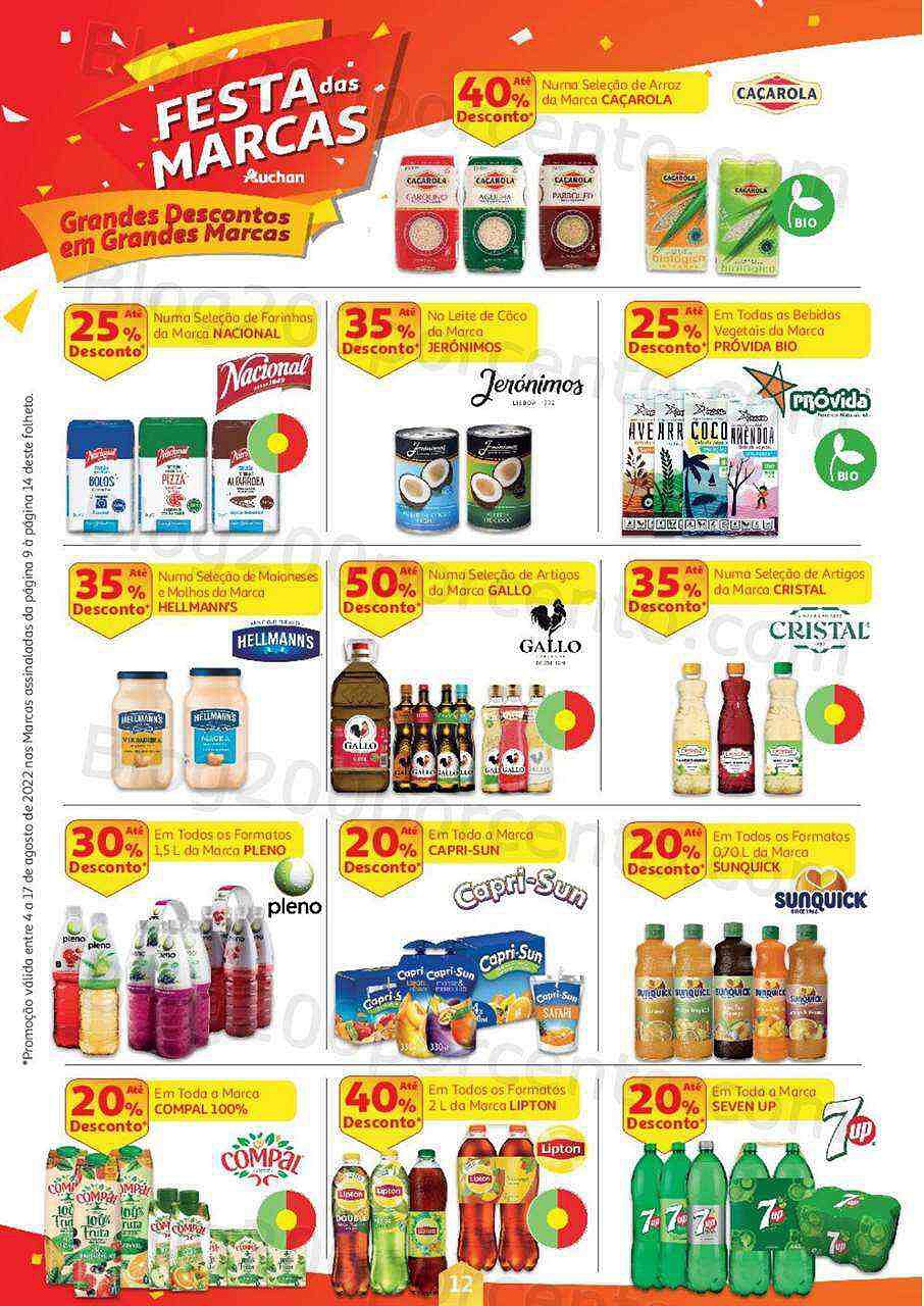 Antevisão Folheto AUCHAN Regresso às Aulas + Promoções de 4 a 17 agosto