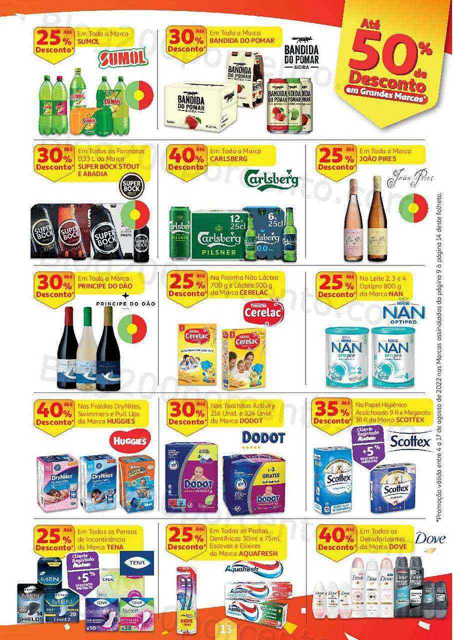Antevisão Folheto AUCHAN Regresso às Aulas + Promoções de 4 a 17 agosto