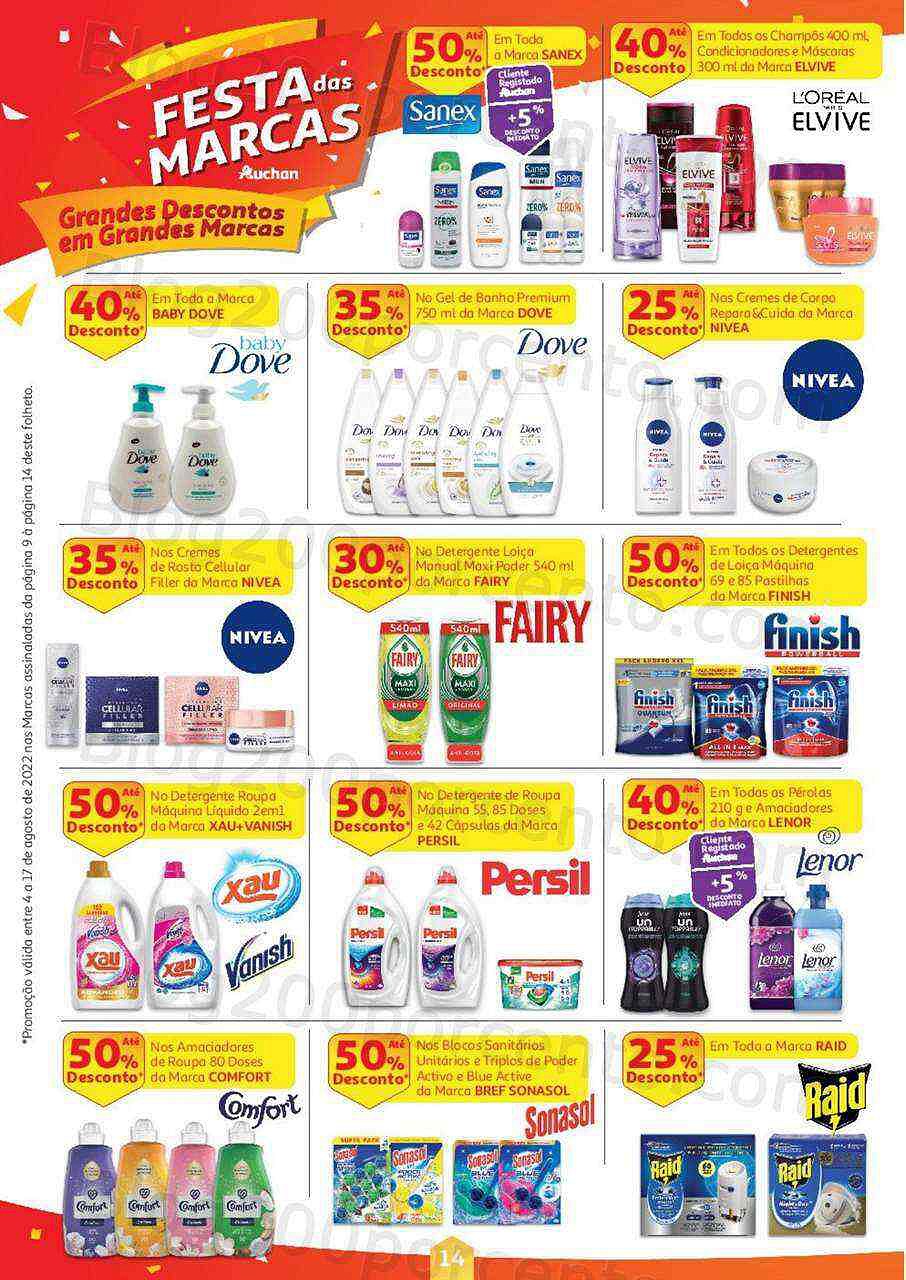 Antevisão Folheto AUCHAN Regresso às Aulas + Promoções de 4 a 17 agosto