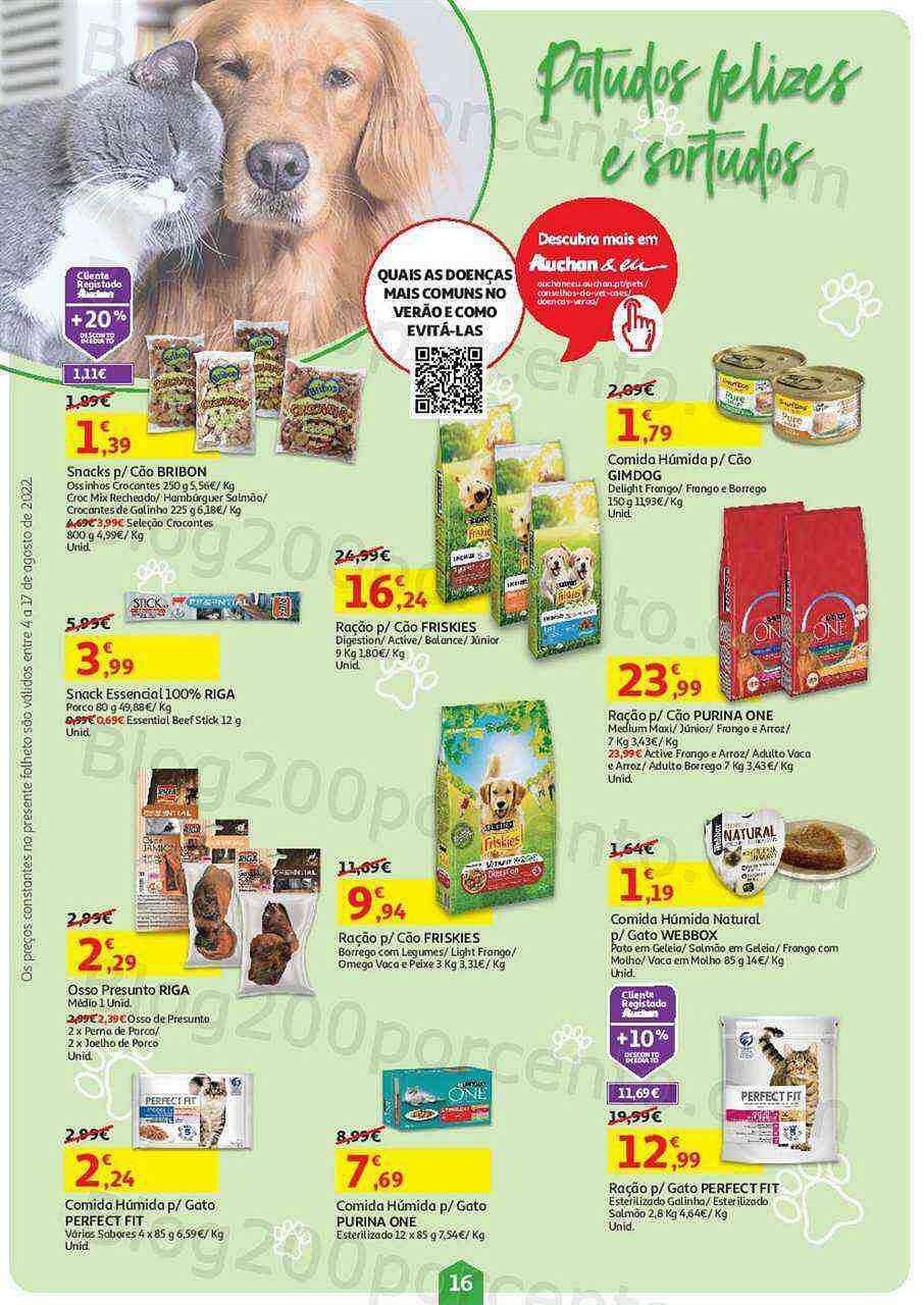 Antevisão Folheto AUCHAN Regresso às Aulas + Promoções de 4 a 17 agosto