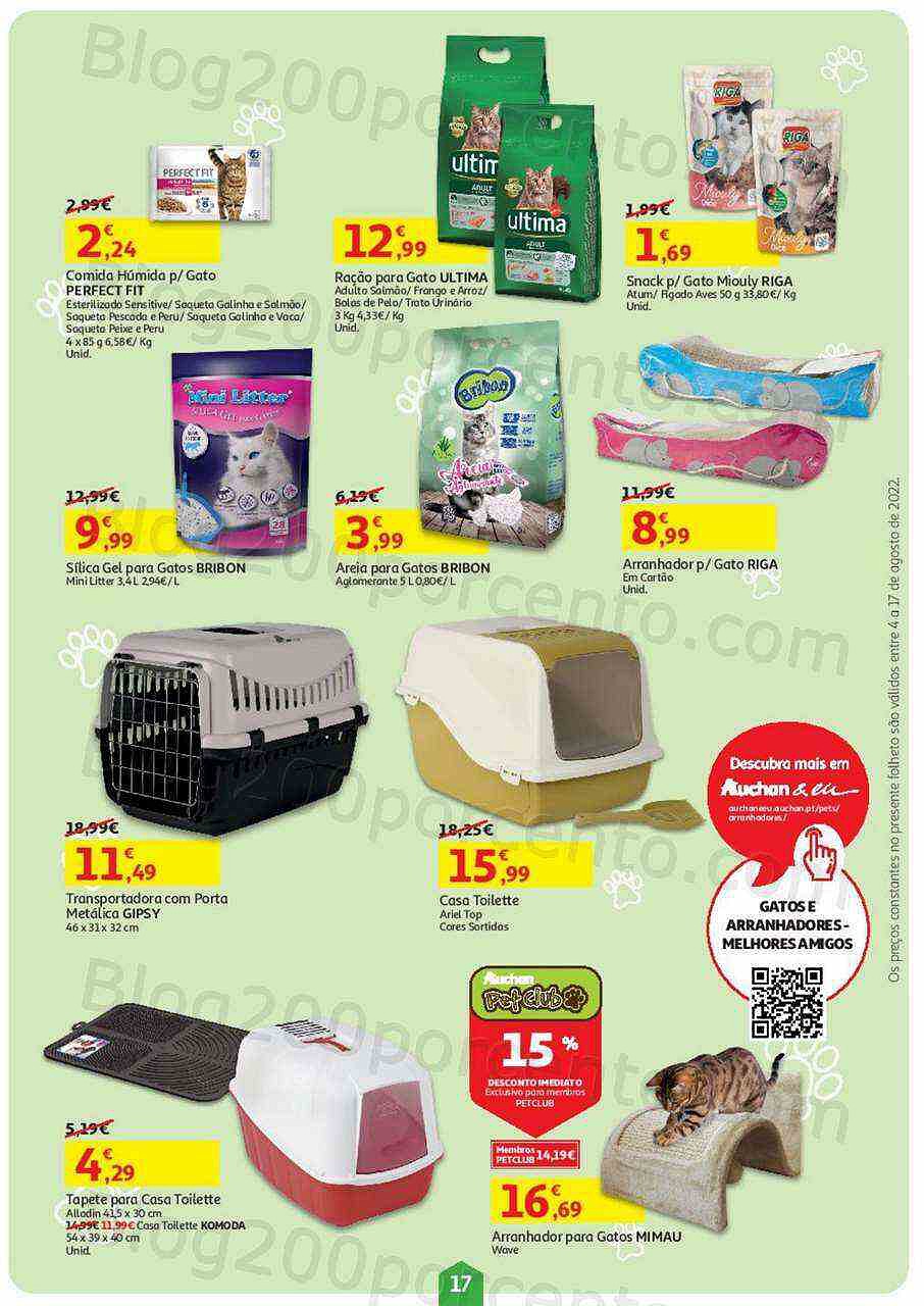 Antevisão Folheto AUCHAN Regresso às Aulas + Promoções de 4 a 17 agosto