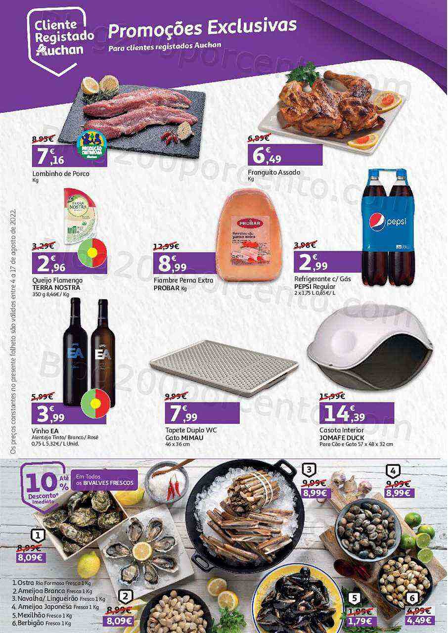 Antevisão Folheto AUCHAN Regresso às Aulas + Promoções de 4 a 17 agosto