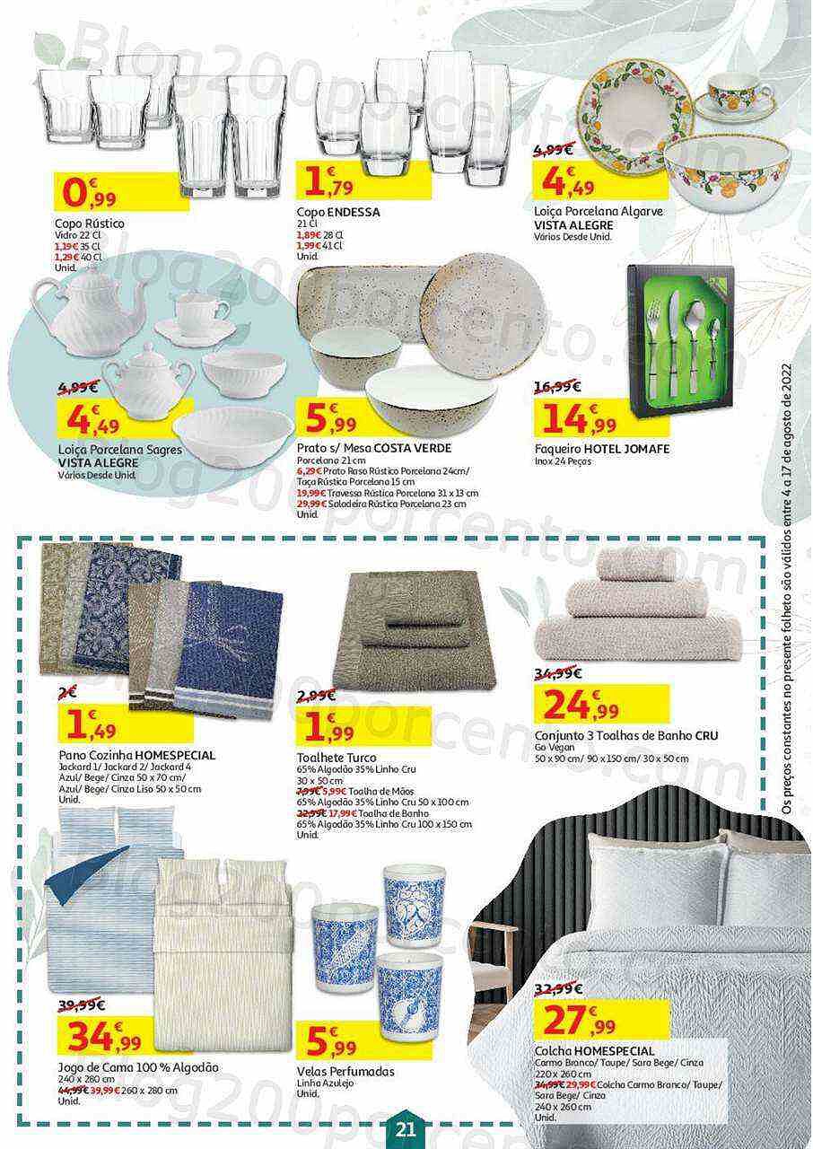 Antevisão Folheto AUCHAN Regresso às Aulas + Promoções de 4 a 17 agosto