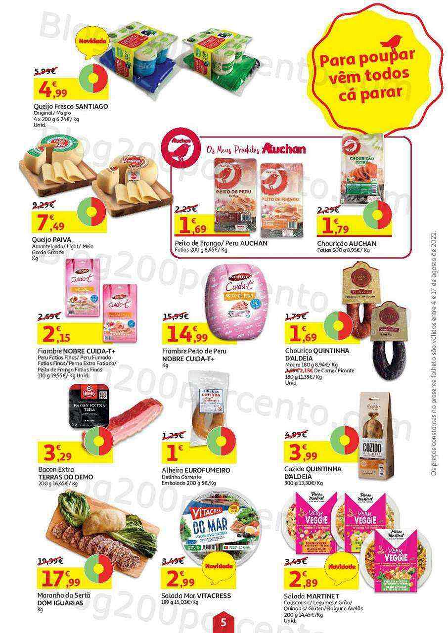 Antevisão Folheto AUCHAN Regresso às Aulas + Promoções de 4 a 17 agosto