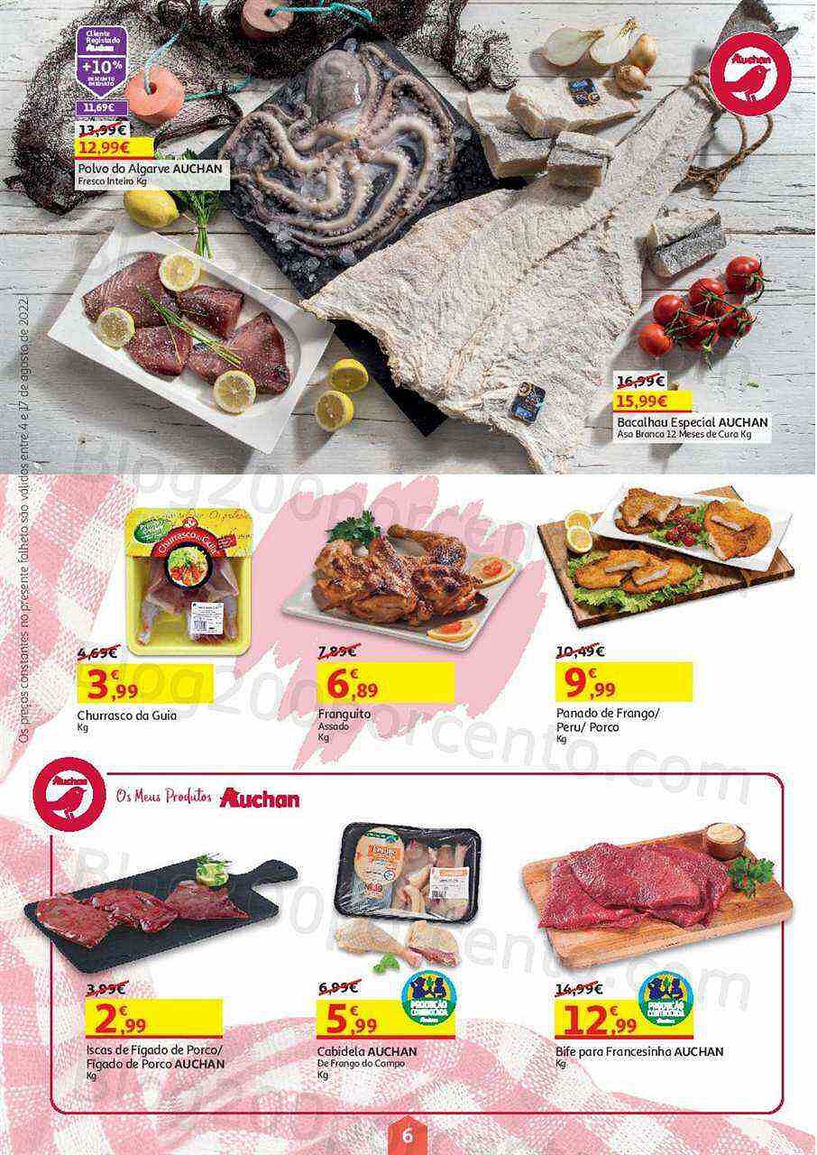 Antevisão Folheto AUCHAN Regresso às Aulas + Promoções de 4 a 17 agosto