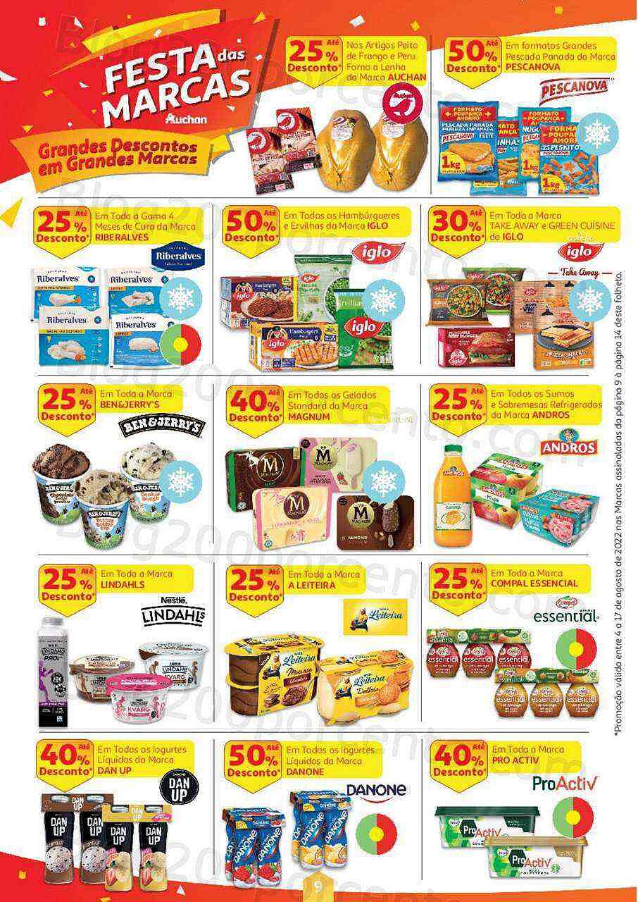 Antevisão Folheto AUCHAN Regresso às Aulas + Promoções de 4 a 17 agosto