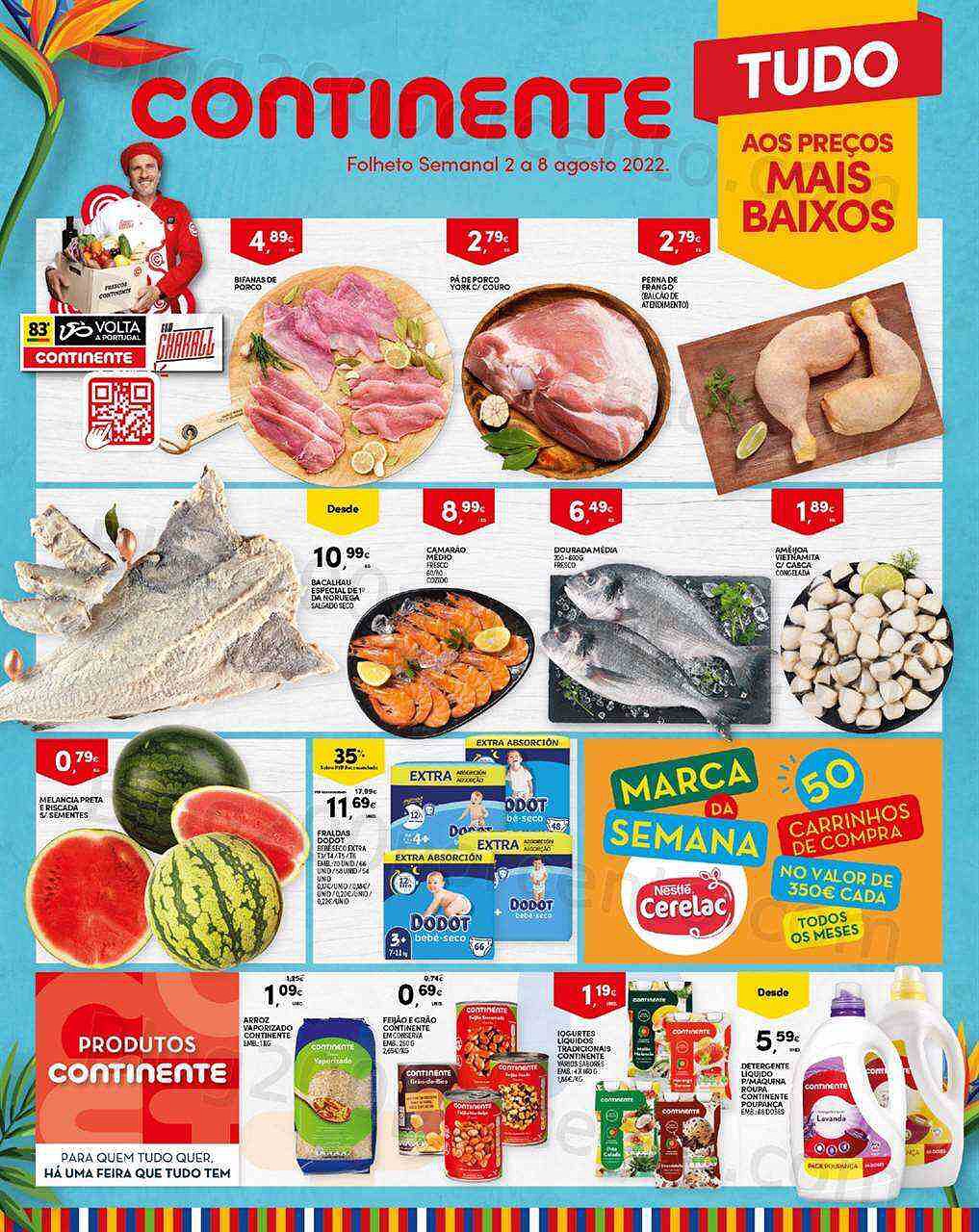 Antevisão Folheto CONTINENTE Madeira Promoções de 2 agosto a 8 agosto