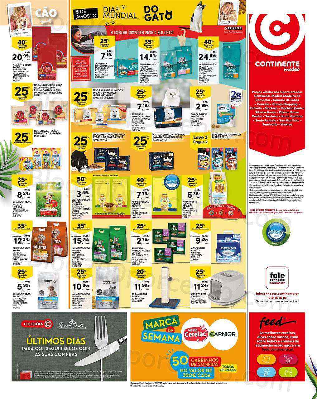 Antevisão Folheto CONTINENTE Madeira Promoções de 2 agosto a 8 agosto