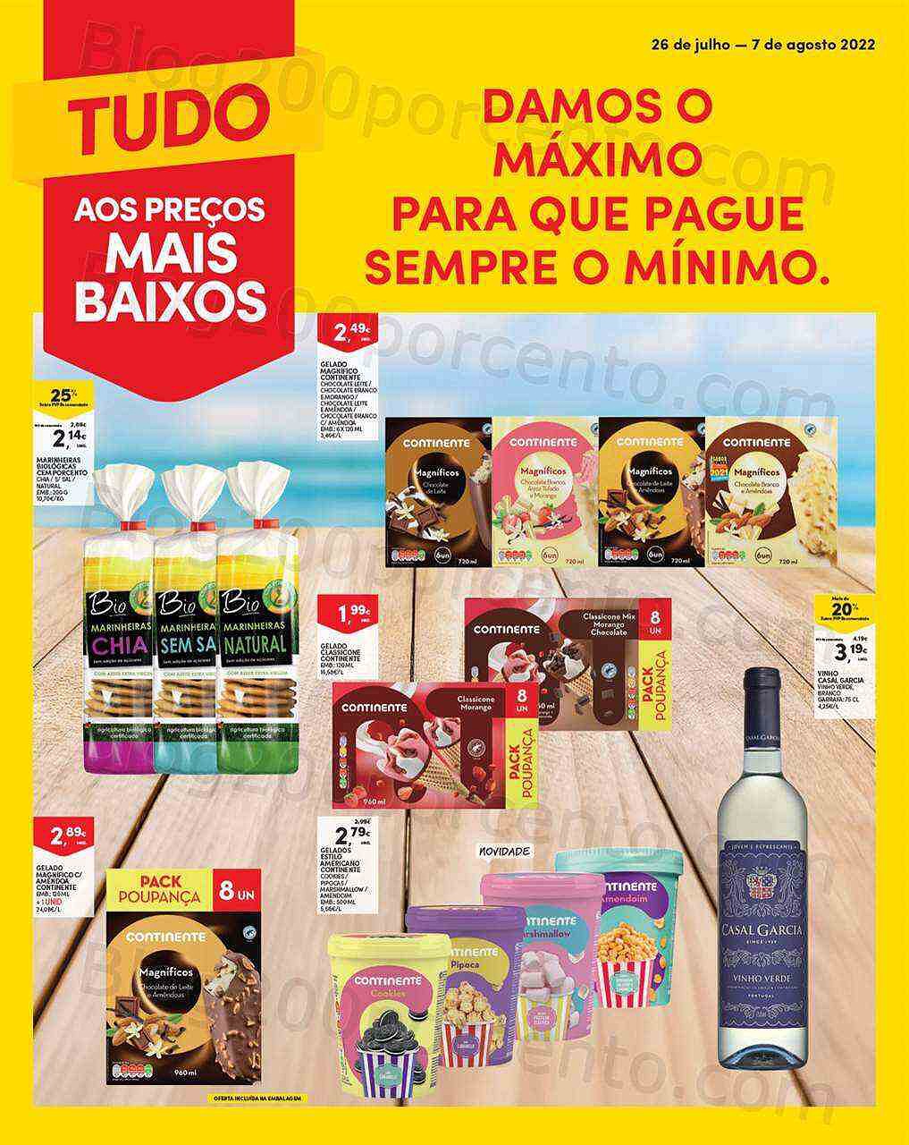 Antevisão Folheto CONTINENTE Madeira Promoções de 26 julho a 1 agosto