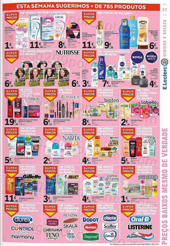 Antevisão Folheto E-LECLERC Promoções Semanais de 28 julho a 3 agosto