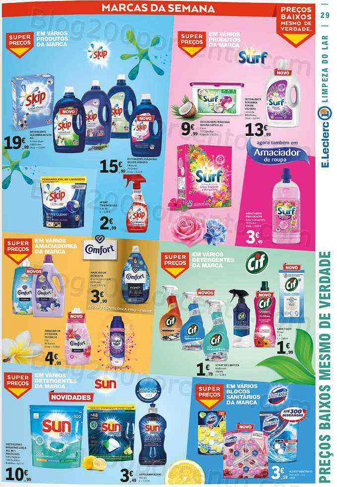 Antevisão Folheto E-LECLERC Promoções Semanais de 28 julho a 3 agosto
