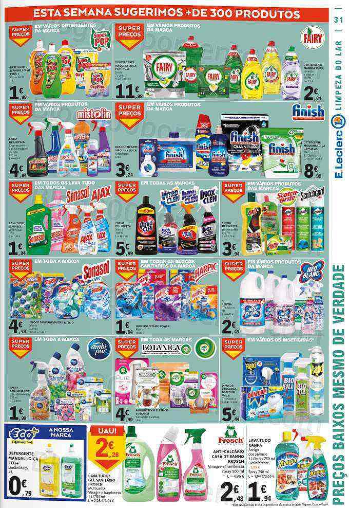 Antevisão Folheto E-LECLERC Promoções Semanais de 28 julho a 3 agosto