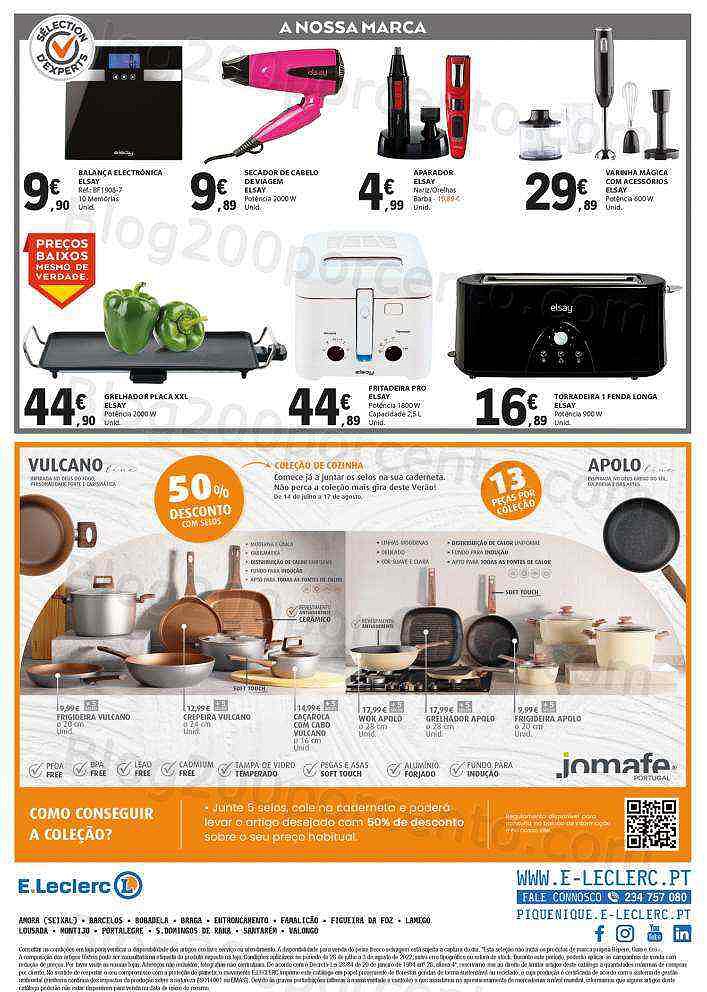 Antevisão Folheto E-LECLERC Promoções Semanais de 28 julho a 3 agosto