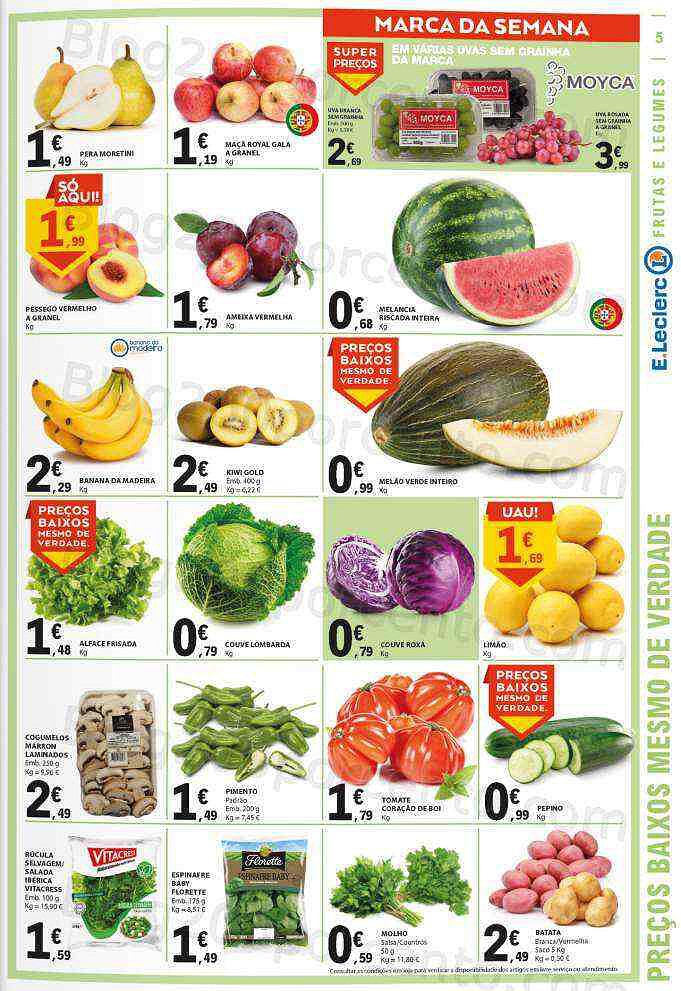 Antevisão Folheto E-LECLERC Promoções Semanais de 28 julho a 3 agosto