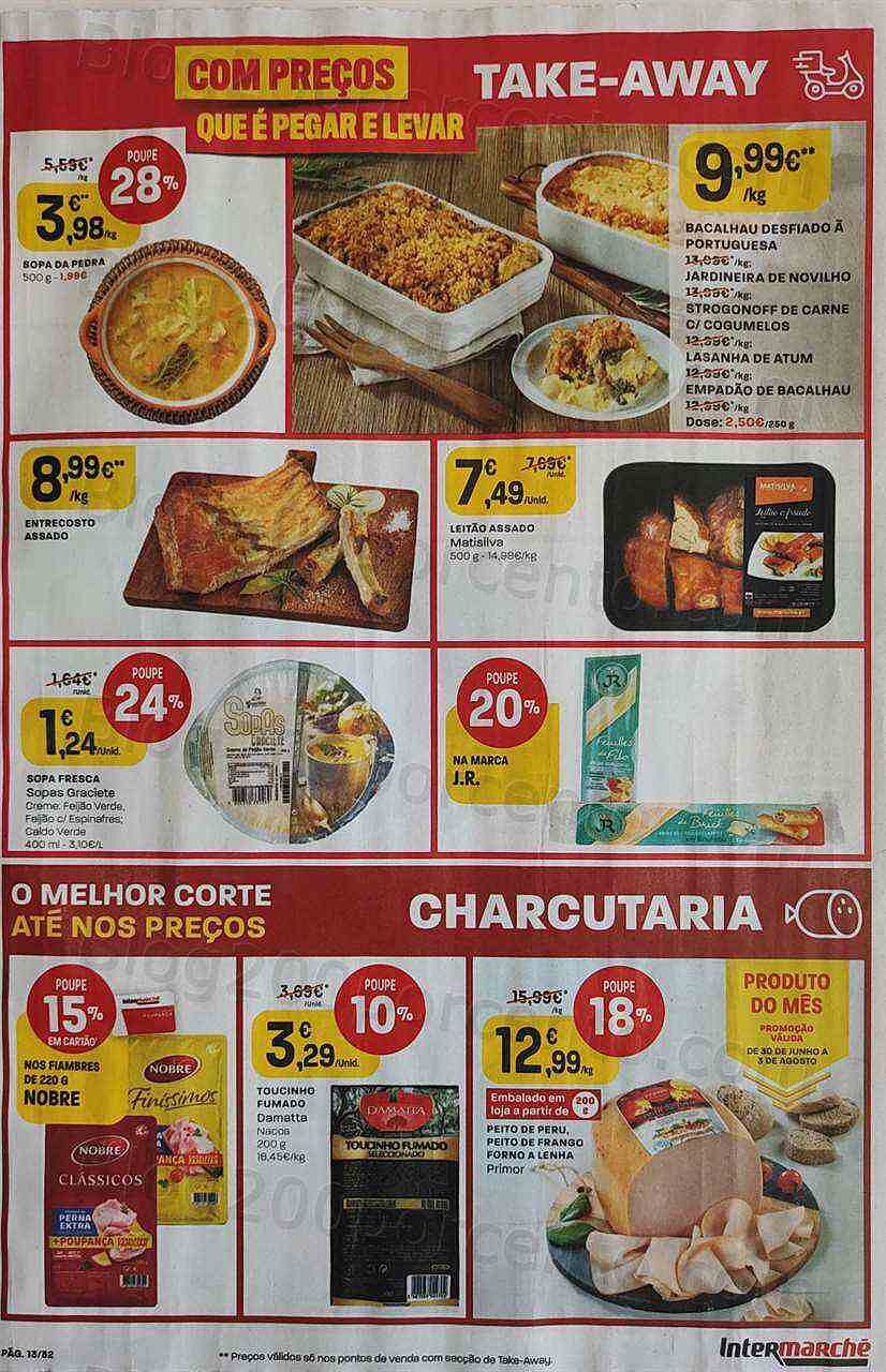 Antevisão Folheto INTERMARCHÉ Promoções de 28 julho a 3 agosto
