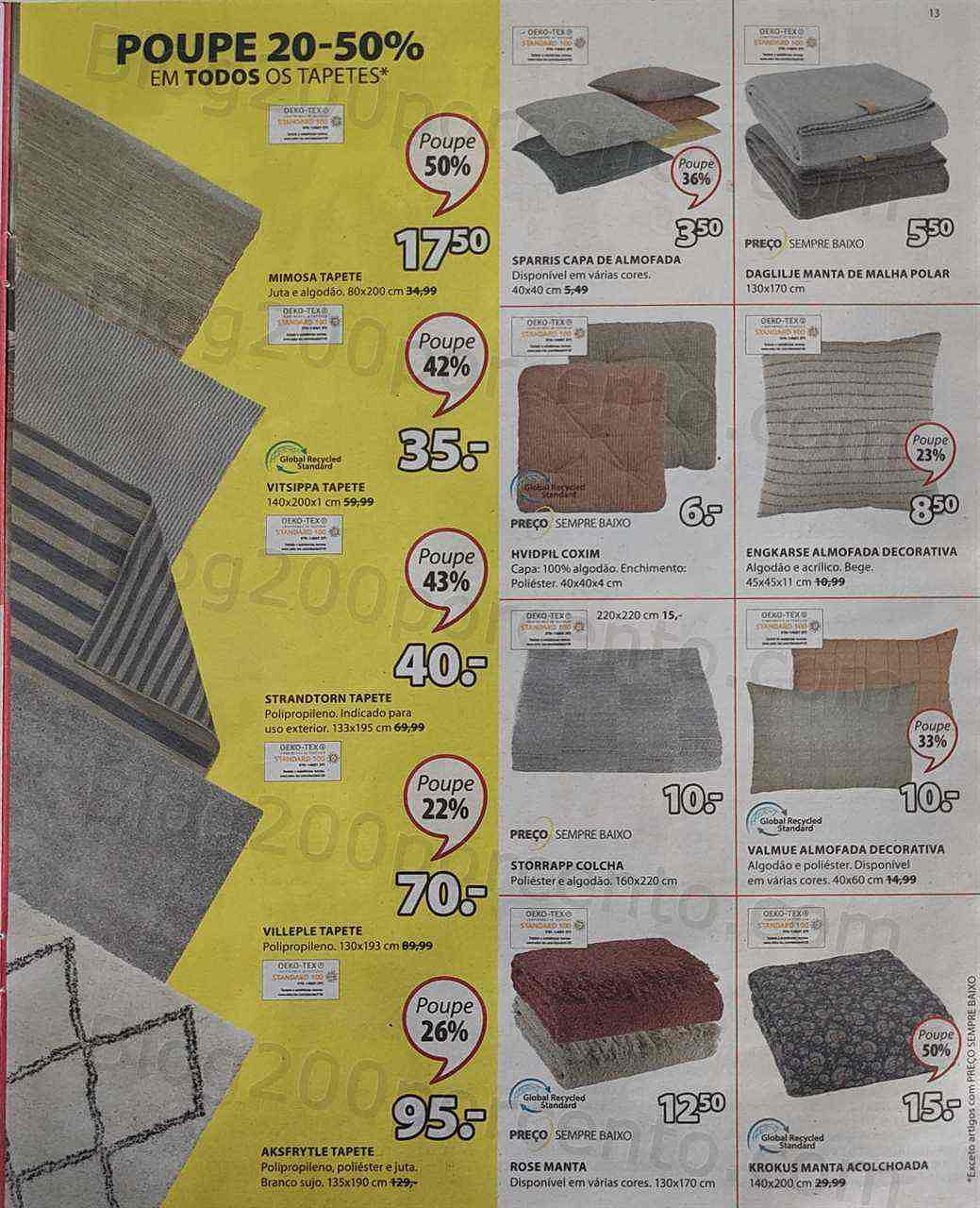 Antevisão Folheto JYSK Saldos Finais Promoções de 28 julho a 10 agosto