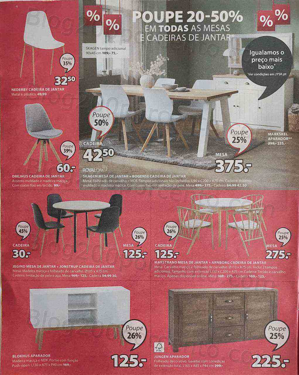 Antevisão Folheto JYSK Saldos Finais Promoções de 28 julho a 10 agosto