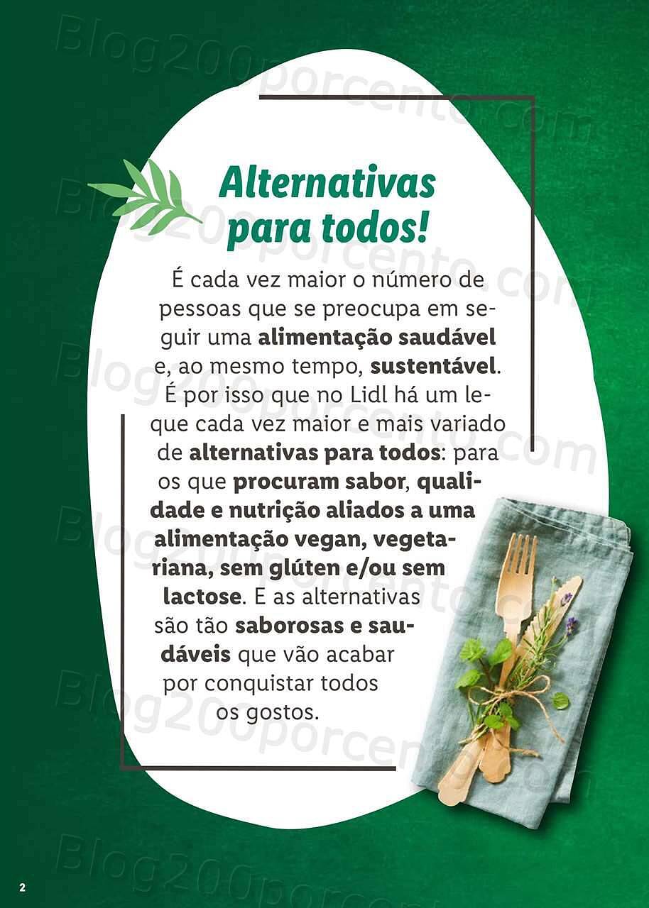 Antevisão Folheto LIDL Alimentação Alternativa Promoções de 25 a 31 julho