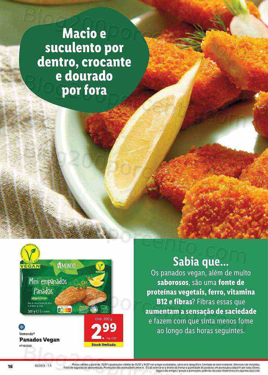 Antevisão Folheto LIDL Alimentação Alternativa Promoções de 25 a 31 julho