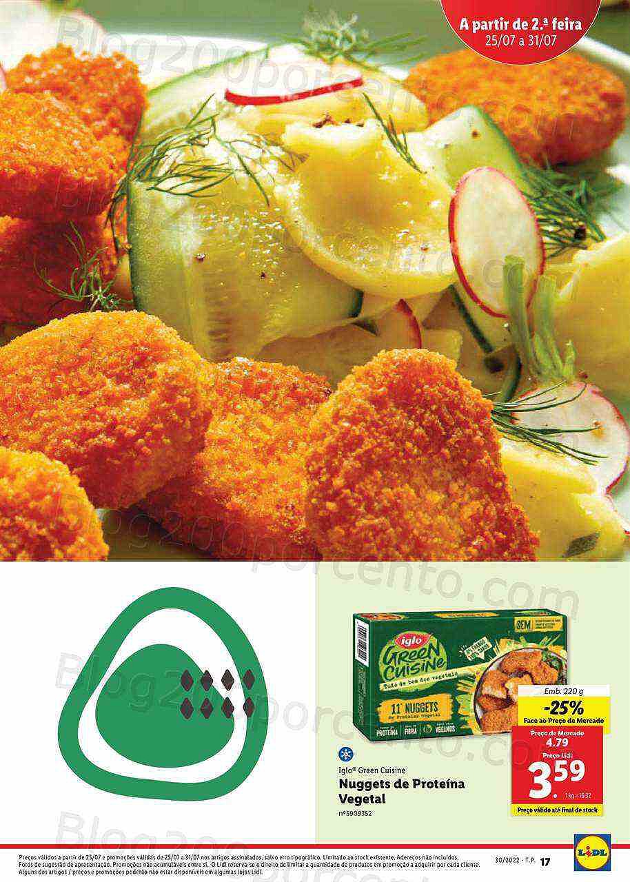 Antevisão Folheto LIDL Alimentação Alternativa Promoções de 25 a 31 julho