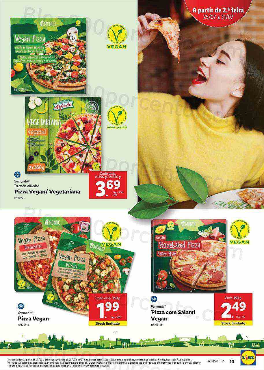 Antevisão Folheto LIDL Alimentação Alternativa Promoções de 25 a 31 julho