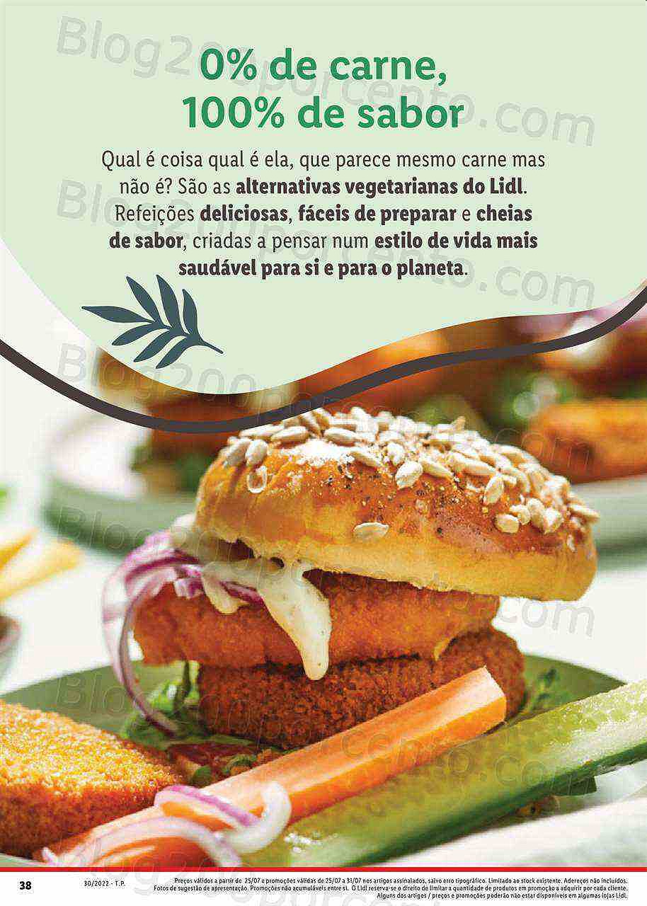 Antevisão Folheto LIDL Alimentação Alternativa Promoções de 25 a 31 julho
